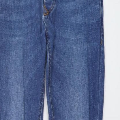 Mens UK Size 28 in River Island Regular Fit Skinny Blue Jeans
