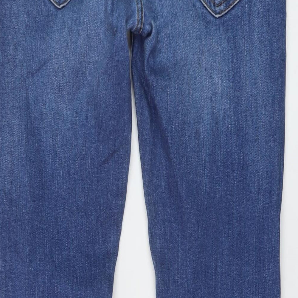 Mens UK Size 28 in River Island Regular Fit Skinny Blue Jeans