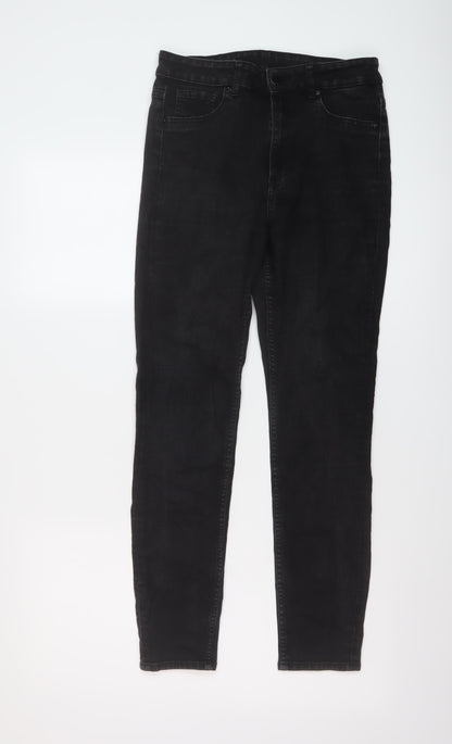 Womens UK Size 10 H&M Regular Fit Jegging Grey Jeans