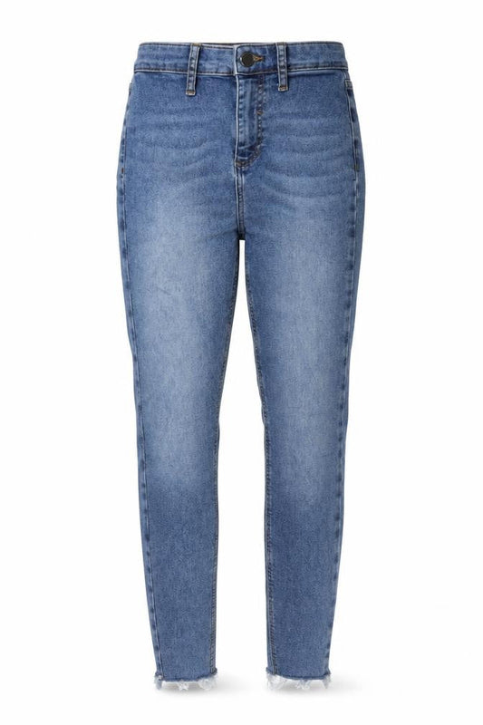 Womens UK Size 8 River Island Regular Fit Skinny Blue Jeans