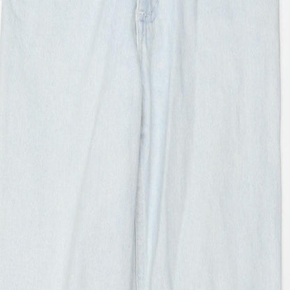 Rambler Womens Blue Cotton Mom Jeans Size 24 in L28 in Regular Button