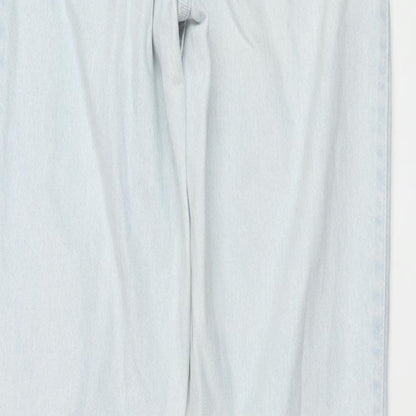 Rambler Womens Blue Cotton Mom Jeans Size 24 in L28 in Regular Button