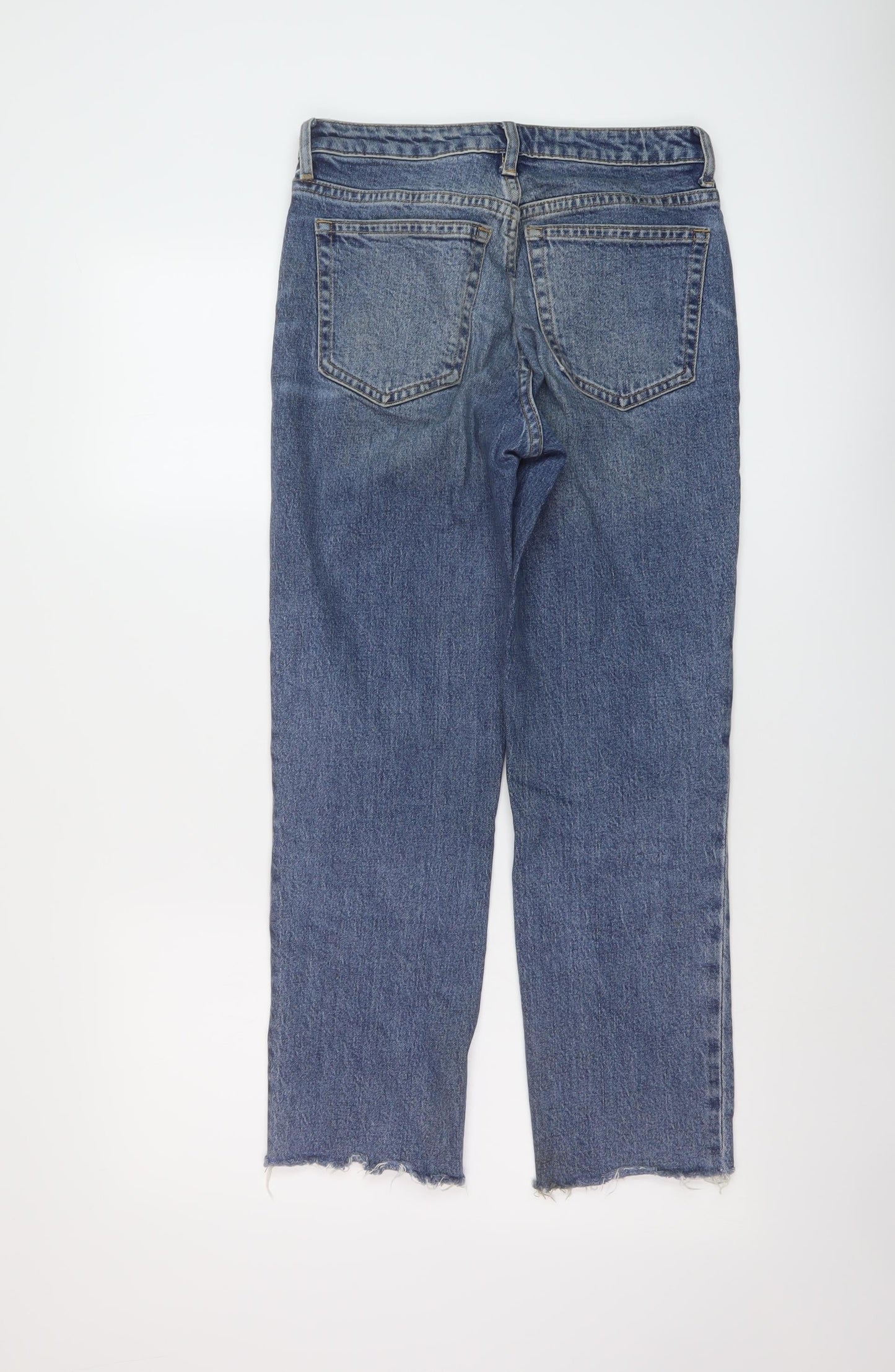 Womens UK Size 26 in Topman Regular Fit Straight Blue Jeans