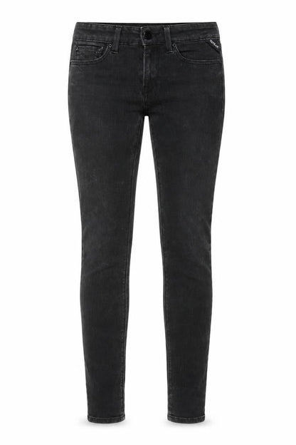 Womens UK Size 25 in Replay Regular Fit Skinny Black Jeans