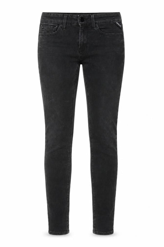 Womens UK Size 25 in Replay Regular Fit Skinny Black Jeans
