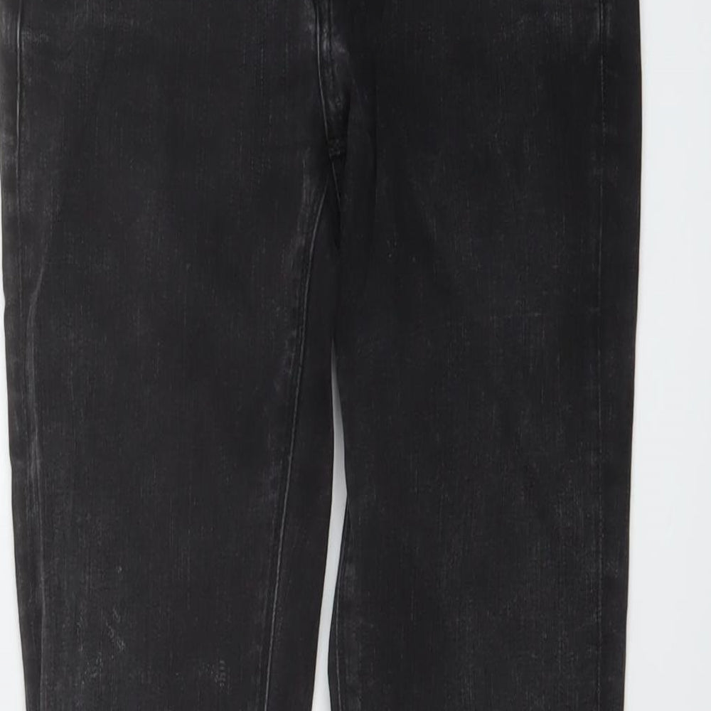 Replay Womens Black Cotton Skinny Jeans Size 25 in L30 in Regular Button