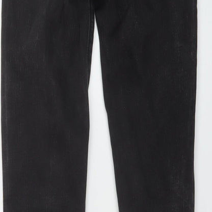 Replay Womens Black Cotton Skinny Jeans Size 25 in L30 in Regular Button