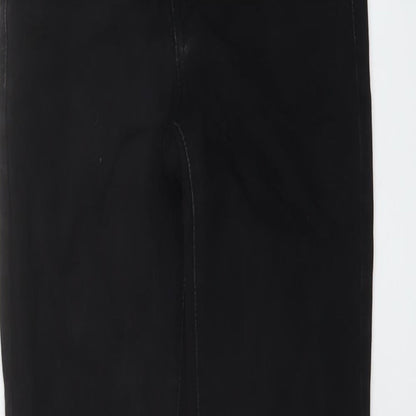 Levi's Womens Black Cotton Skinny Jeans Size 27 in L29 in Regular Button