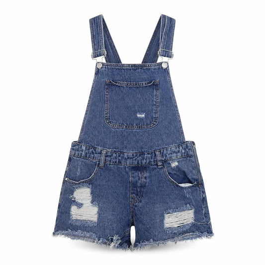 Womens UK Size 10 Denim & Co. One-Piece Blue Dungaree