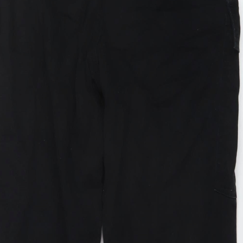 Womens UK Size 8 H&M Regular Fit  Black Trousers