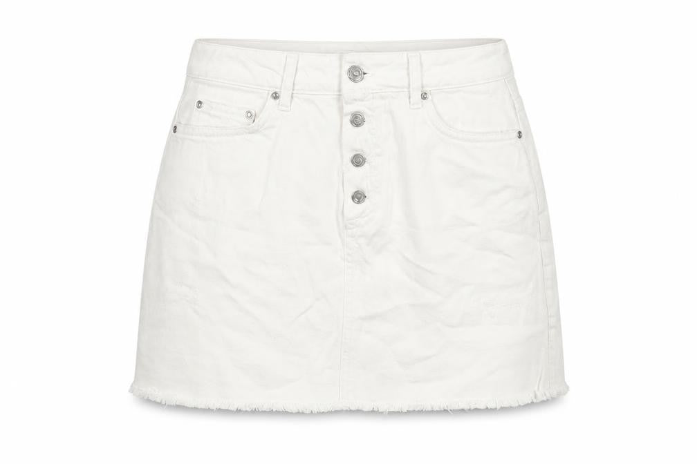 Womens UK Size S Zara Mini Denim Skirt