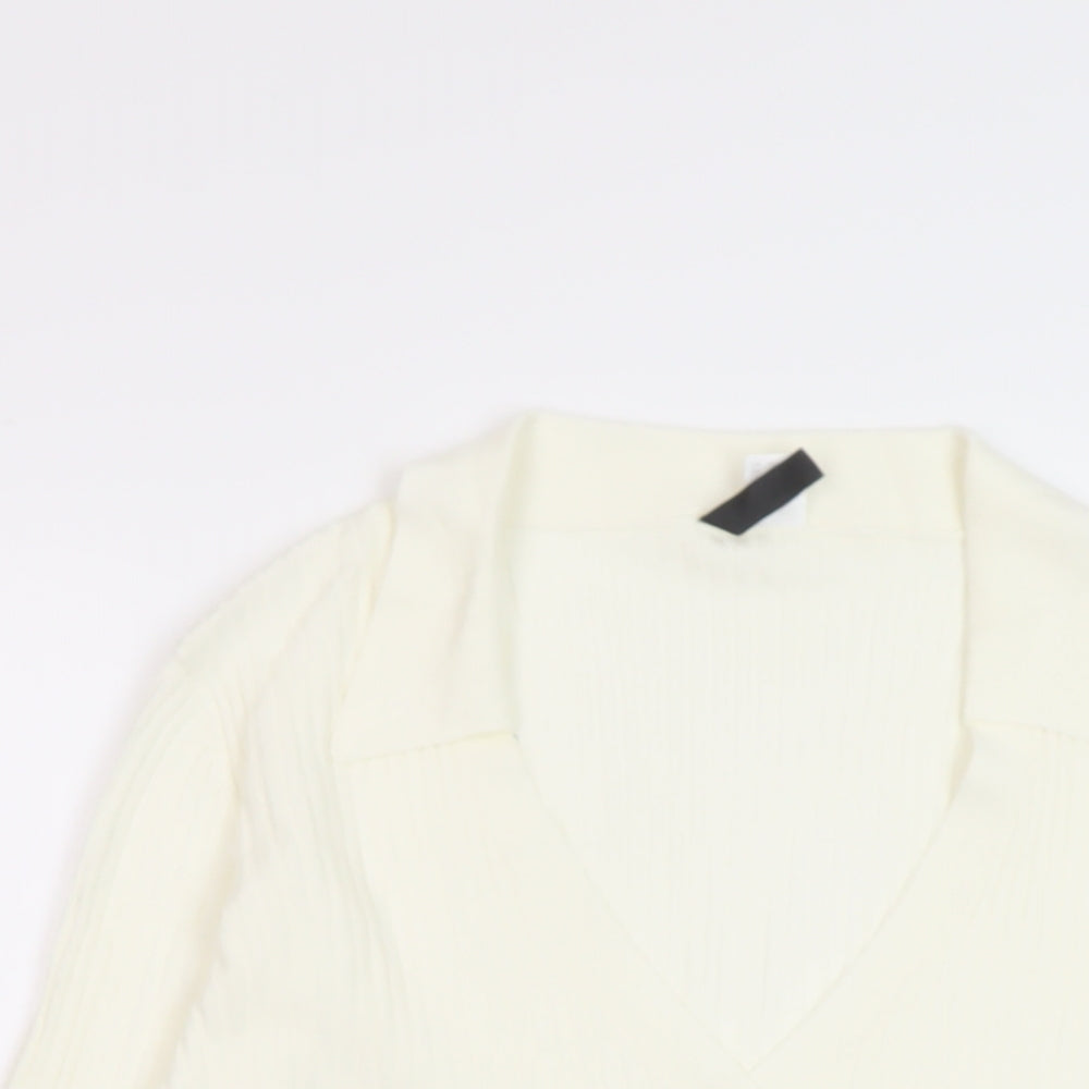 Womens UK Size L H&M Ivory Pullover Jumper