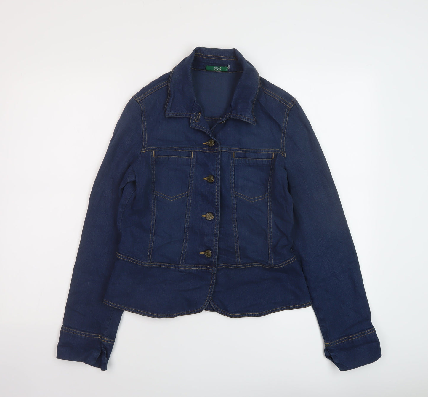 Womens UK Size 10 Marks and Spencer Blue Jacket