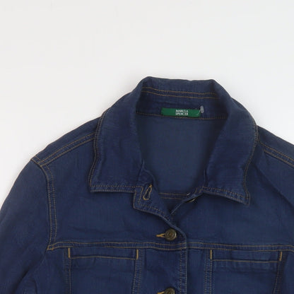 Womens UK Size 10 Marks and Spencer Blue Jacket