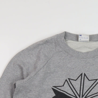 Reebok Womens Grey Cotton Pullover Sweatshirt Size M Pullover