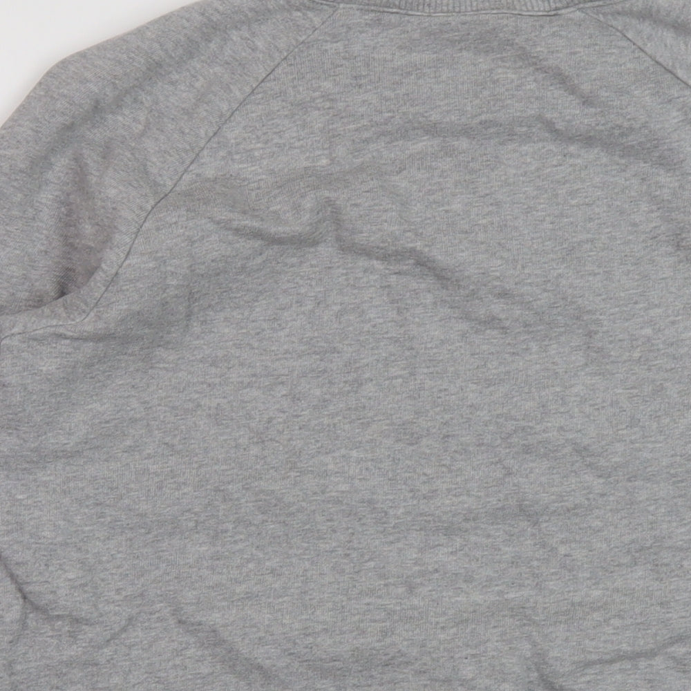 Reebok Womens Grey Cotton Pullover Sweatshirt Size M Pullover