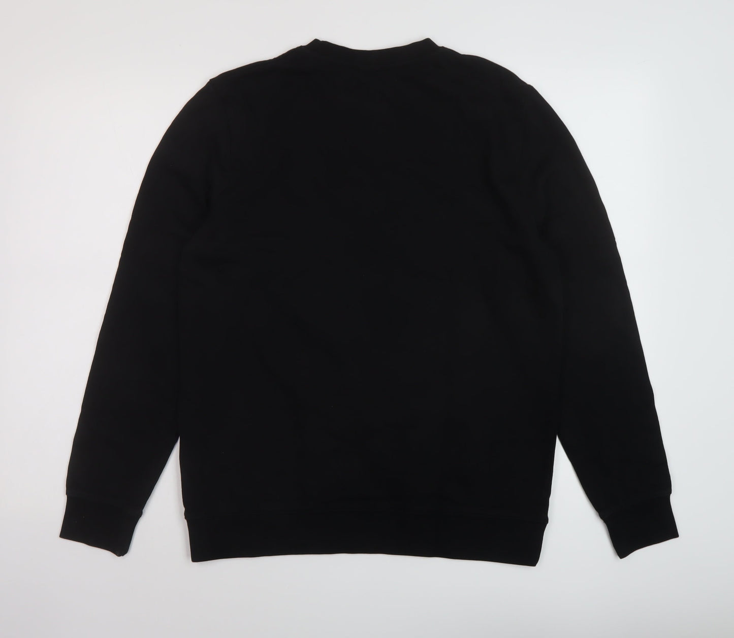 H&M Womens Black Cotton Pullover Sweatshirt Size M Pullover