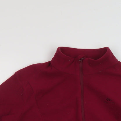 Quechua Womens Purple Polyester Pullover Sweatshirt Size L Zip