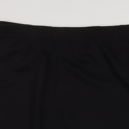 Damart Womens Black Polyester A-Line Skirt Size 24
