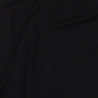 Damart Womens Black Polyester A-Line Skirt Size 24