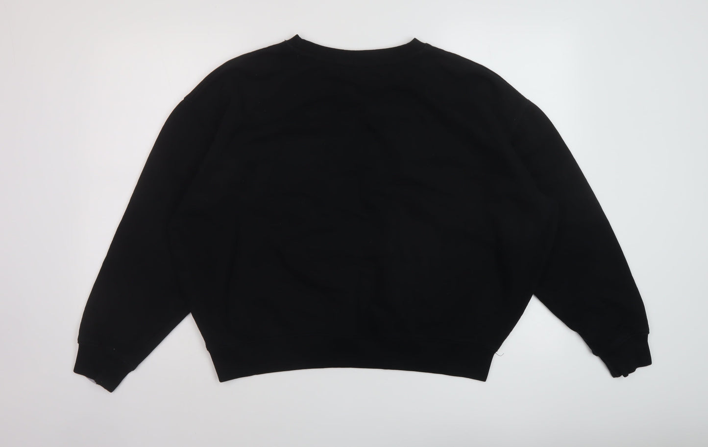 Lonsdale Womens Black Polyester Pullover Sweatshirt Size 14 Pullover