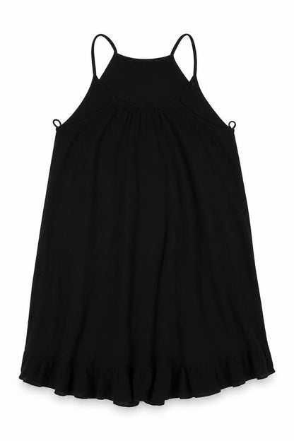 Marks and Spencer Womens Black Viscose A-Line Size 8 Square Neck Pullover