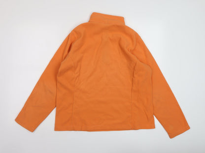Womens UK Size 10 Land's End Orange Pullover Sweatshirt
