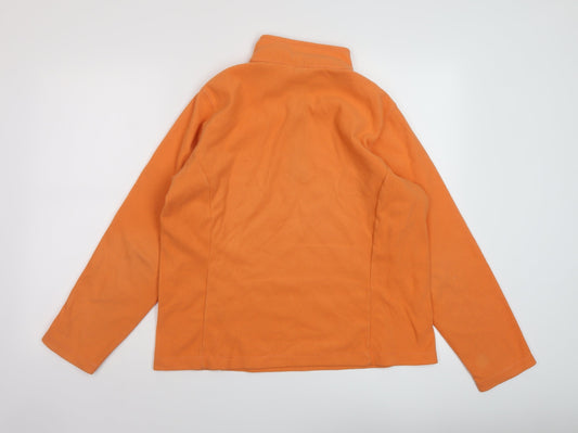 Womens UK Size 10 Land's End Orange Pullover Sweatshirt