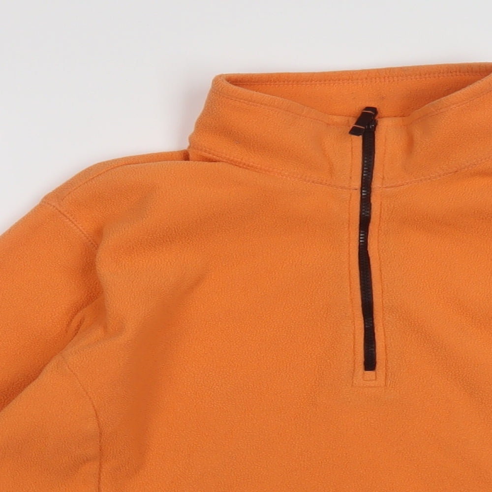 Womens UK Size 10 Land's End Orange Pullover Sweatshirt