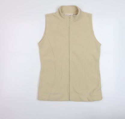 Womens UK Size 10 EWM Beige Gilet