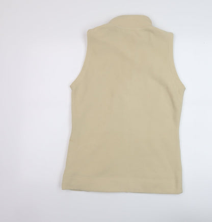Womens UK Size 10 EWM Beige Gilet