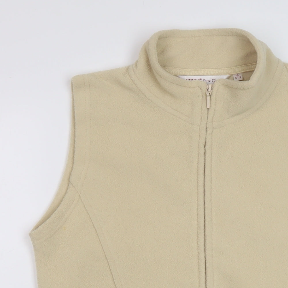 Womens UK Size 10 EWM Beige Gilet