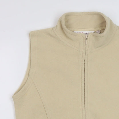 Womens UK Size 10 EWM Beige Gilet