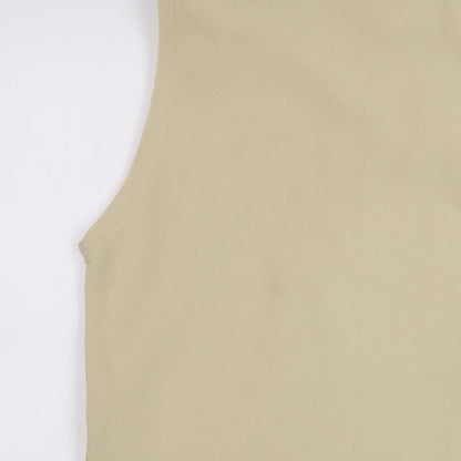 Womens UK Size 10 EWM Beige Gilet