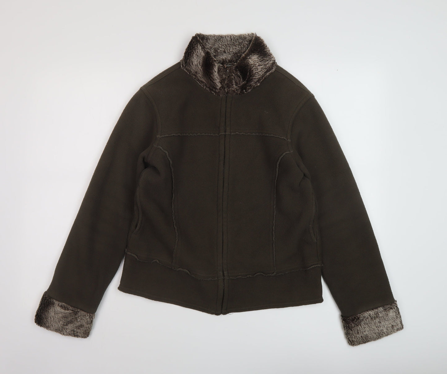 Womens UK Size 10 Marks and Spencer Brown Jacket