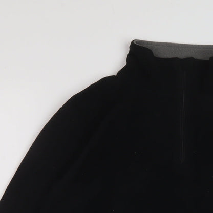 Freedom Trail Womens Black Polyester Pullover Sweatshirt Size 8 Zip