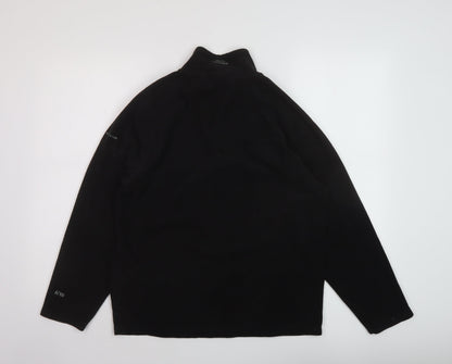Tresapass Womens Black Polyester Pullover Sweatshirt Size L Zip
