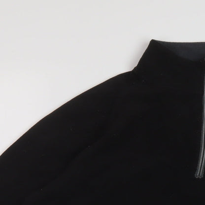 Tresapass Womens Black Polyester Pullover Sweatshirt Size L Zip
