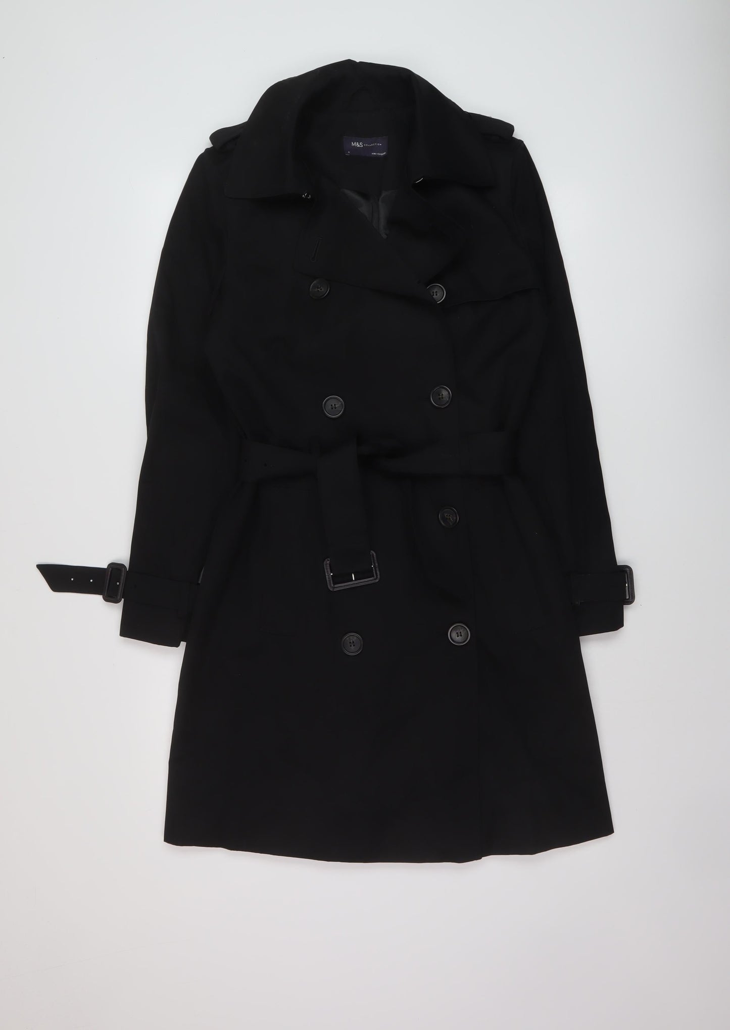 Womens UK Size 8 Marks and Spencer Beige Overcoat