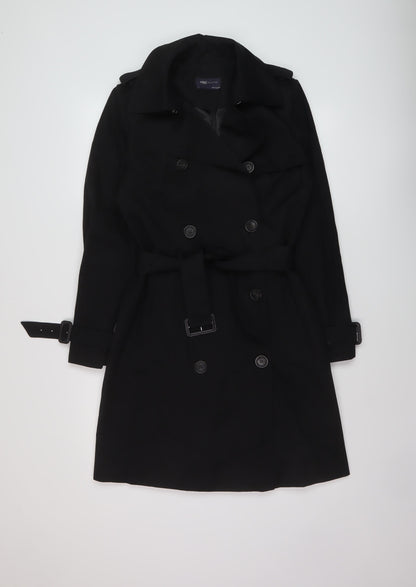 Womens UK Size 8 Marks and Spencer Beige Overcoat