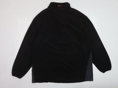 TruffleShuffle Mens Black Polyester Pullover Sweatshirt Size 2XL