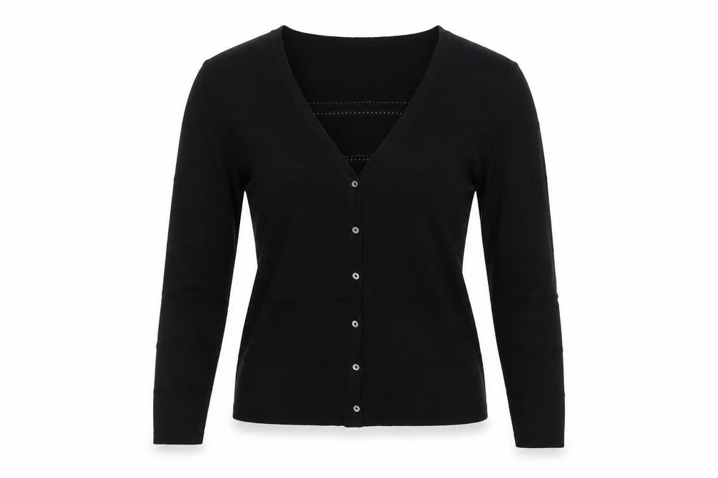 Womens UK Size S Preview Black Cardigan Jumper