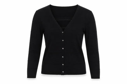 Womens UK Size S Preview Black Cardigan Jumper