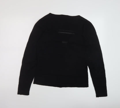 Womens UK Size S Preview Black Cardigan Jumper