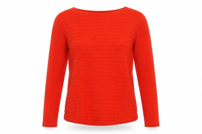 Womens UK Size 12 M&Co Red Pullover Jumper