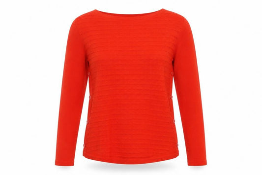 Womens UK Size 12 M&Co Red Pullover Jumper