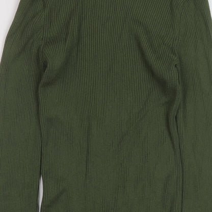 Womens UK Size XS NA-KD Green Pullover Jumper