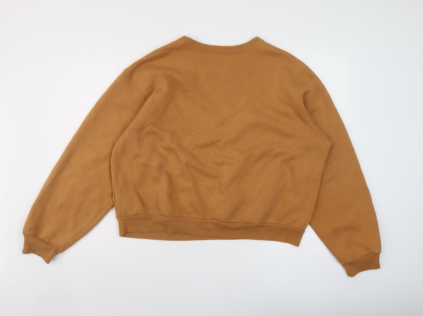 Hollister Womens Beige Cotton Pullover Sweatshirt Size M Pullover