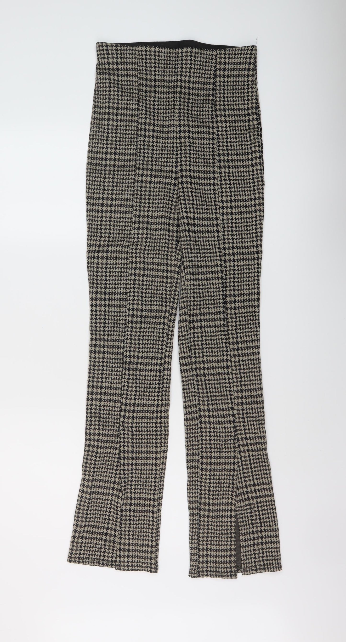 Womens UK Size S H&M Regular Fit  Brown Trousers