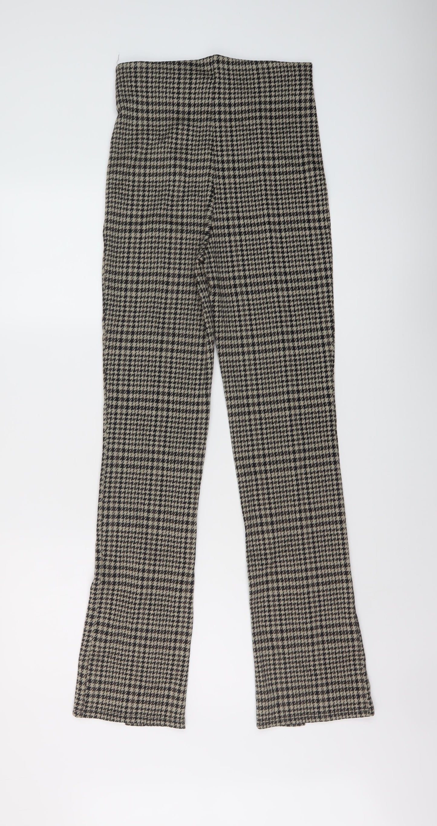 Womens UK Size S H&M Regular Fit  Brown Trousers